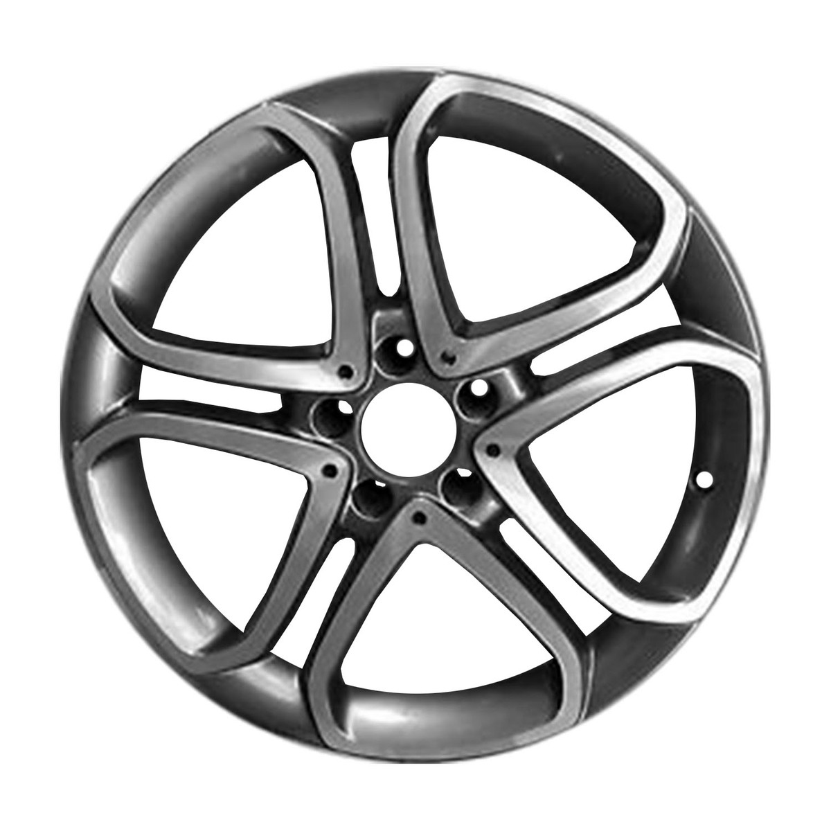 OW-AGURXM-U35 Reconditioned OEM Wheel 18" 5x112.0 Machined W/medium Charcoal Metallic