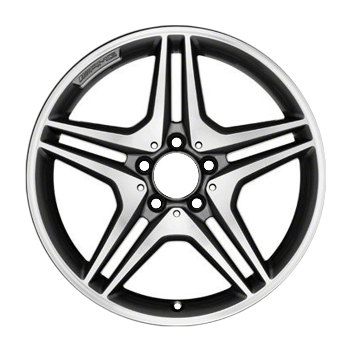 OW-A5BX3G OEM & Replacement Wheel 18" Machined And Dark Silver Metallic