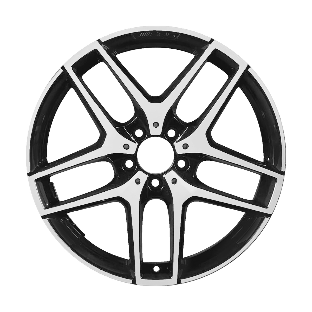 ALY85483U45 OEM Factory Wheel 19" 5x112.0 Machined Gloss Black