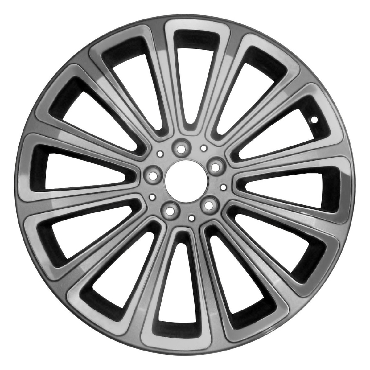 OW-RBMRN3 OEM & Replacement Wheel 20" Machined And Medium Charcoal