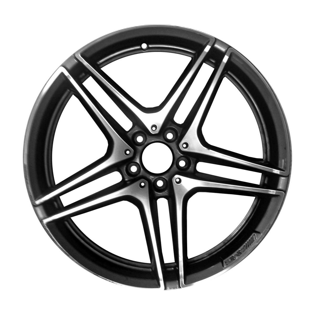 ALY85455U30 OEM Factory Wheel 19" Machined And Charcoal Silver