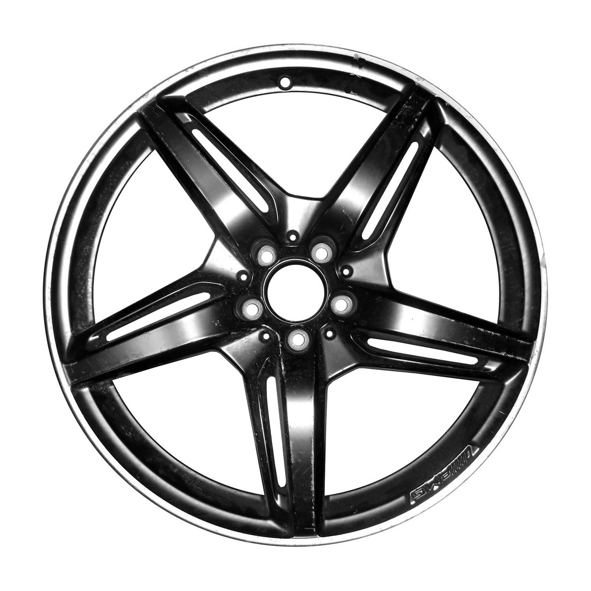 OW-ADHY49-U45 Reconditioned OEM Wheel 19" 5x112.0 Semi-Gloss Black Face/cut Flange