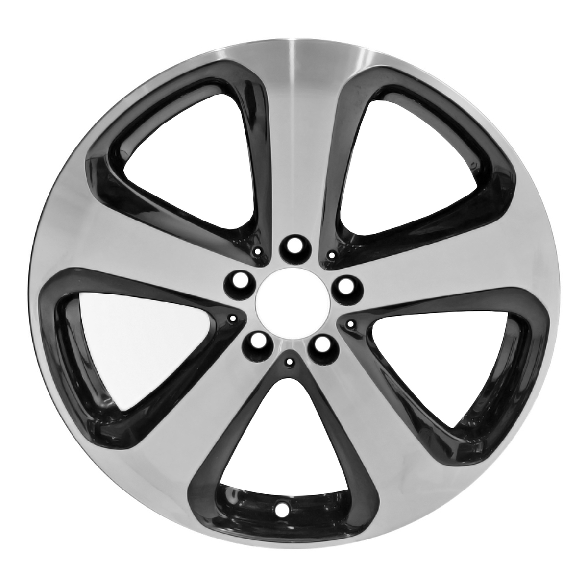 ALY85481U45 OEM Factory Wheel 19" 5x112.0 Machined Gloss Black