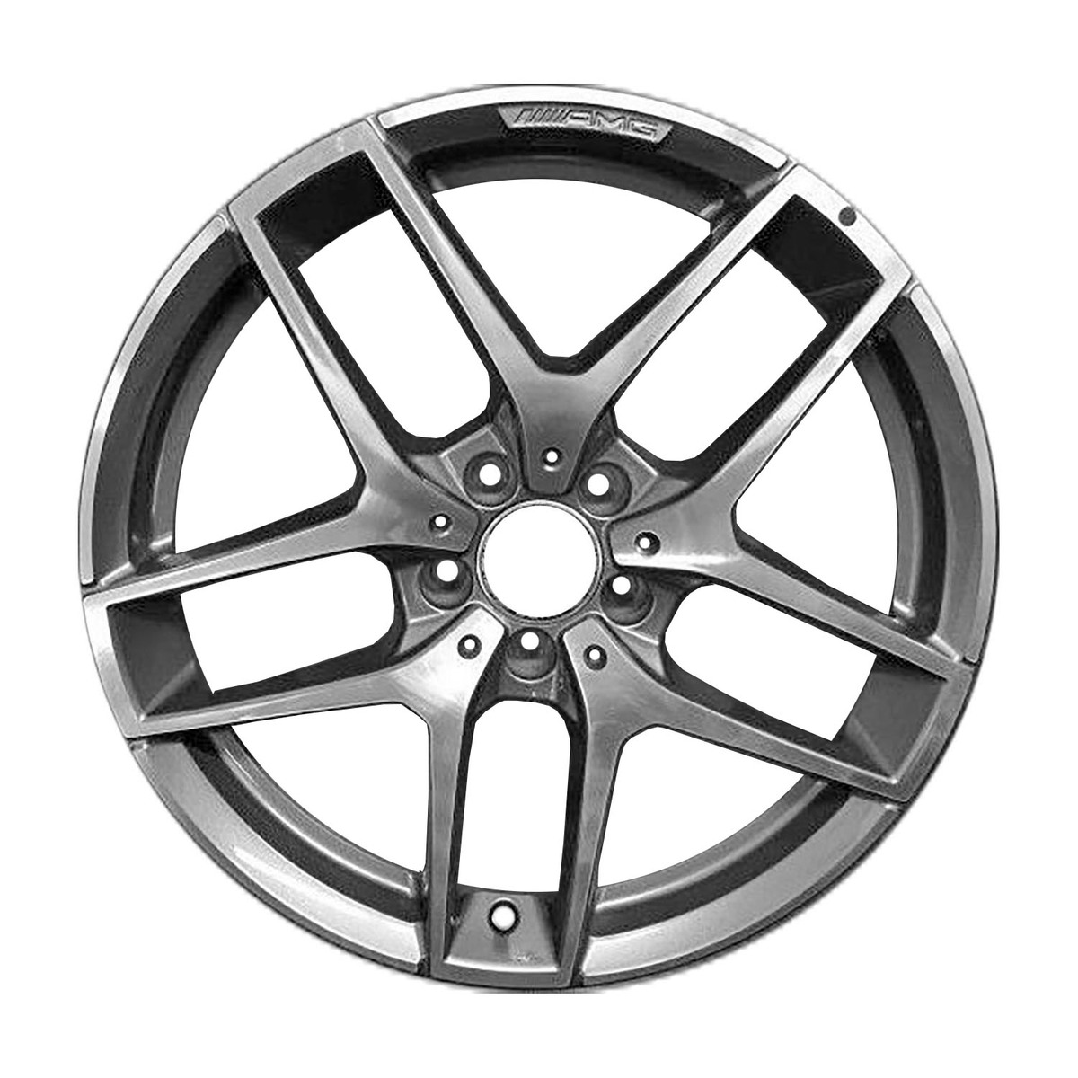 OW-WD7GCS OEM & Replacement Wheel 19" Machined And Dark Silver Metallic