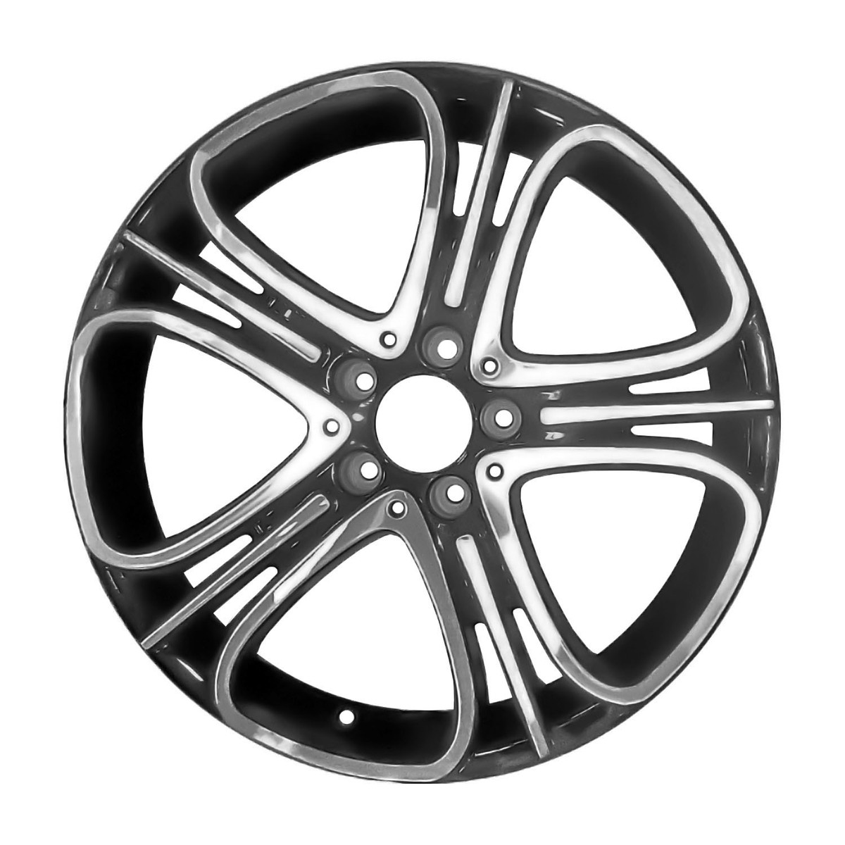 OW-QT7TWB OEM & Replacement Wheel 18" Machined And Black