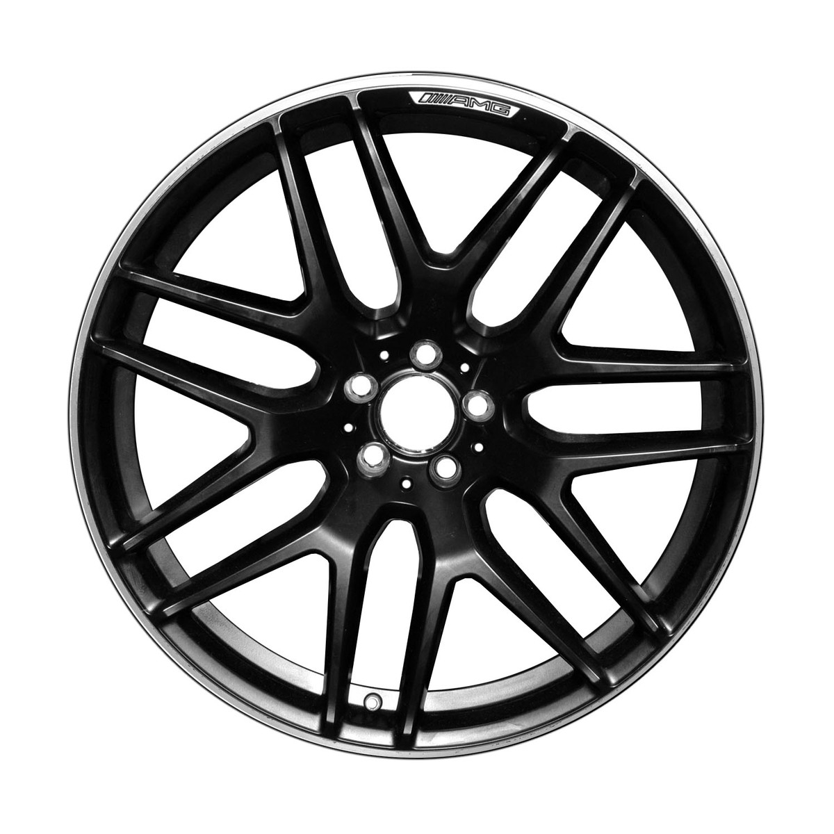 Refurbished 2016-2019 Mercedes-Benz Gle-Class 21" Black With Machined Lip Aluminum Alloy Factory OEM Wheel (OW-ABZ3N5-A45)