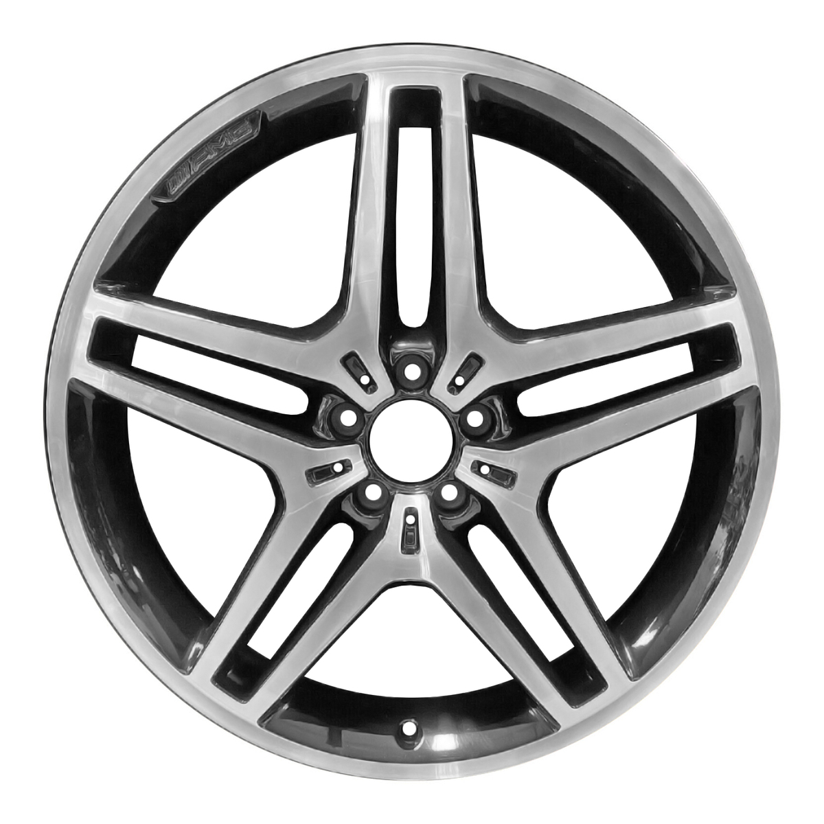 ALY85625U45 OEM Factory Wheel 21" Machined Gloss Black