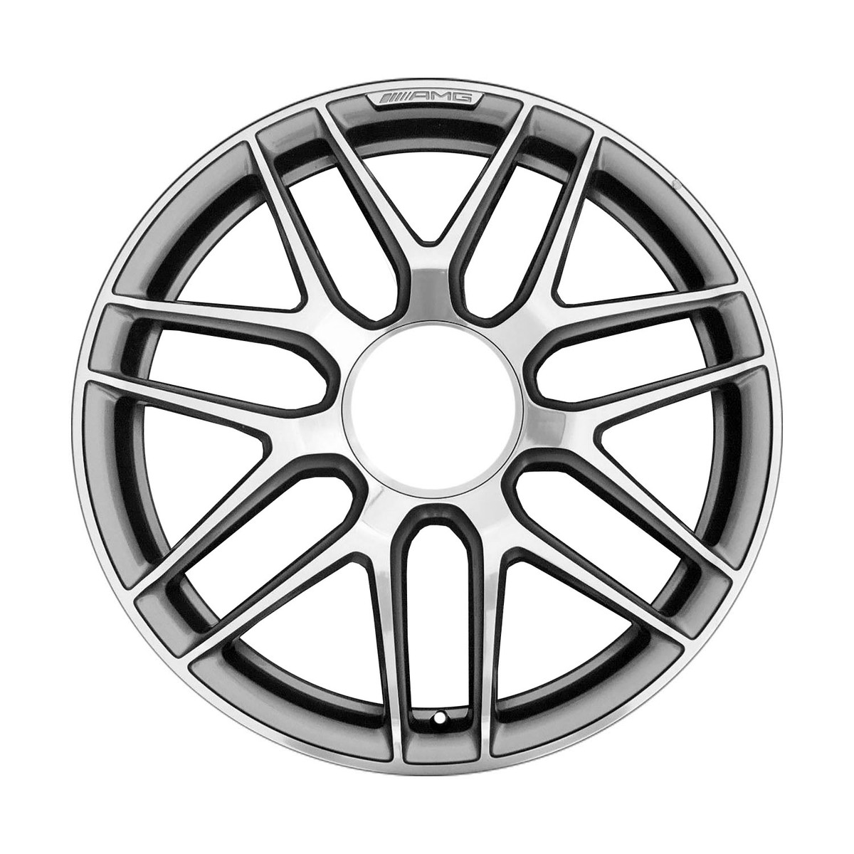 ALY85599U90 OEM Factory Wheel 20" Polished Face Medium Charcoal