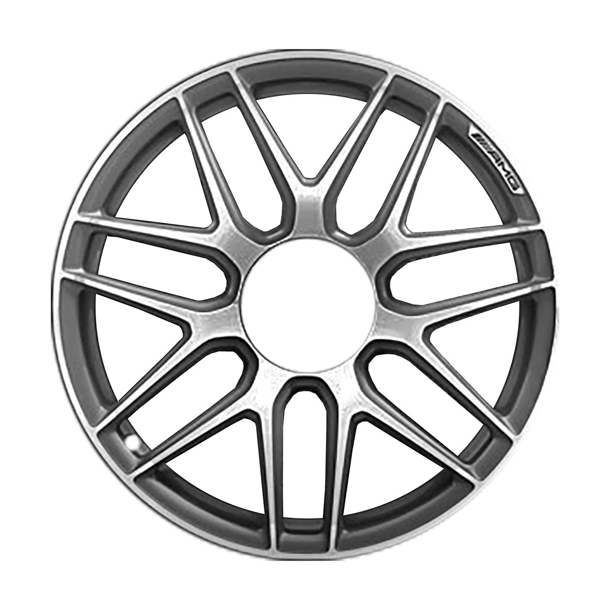 OW-N4R5RS OEM Factory Wheel 20" Polished With Medium Charcoal Accents