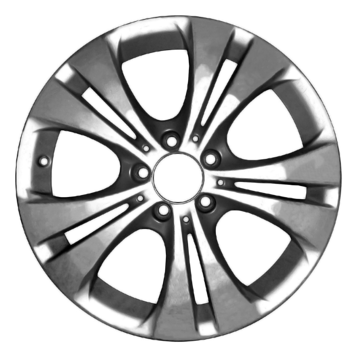 OW-PG3XEH OEM & Replacement Wheel 17" All Painted Sparkle Silver