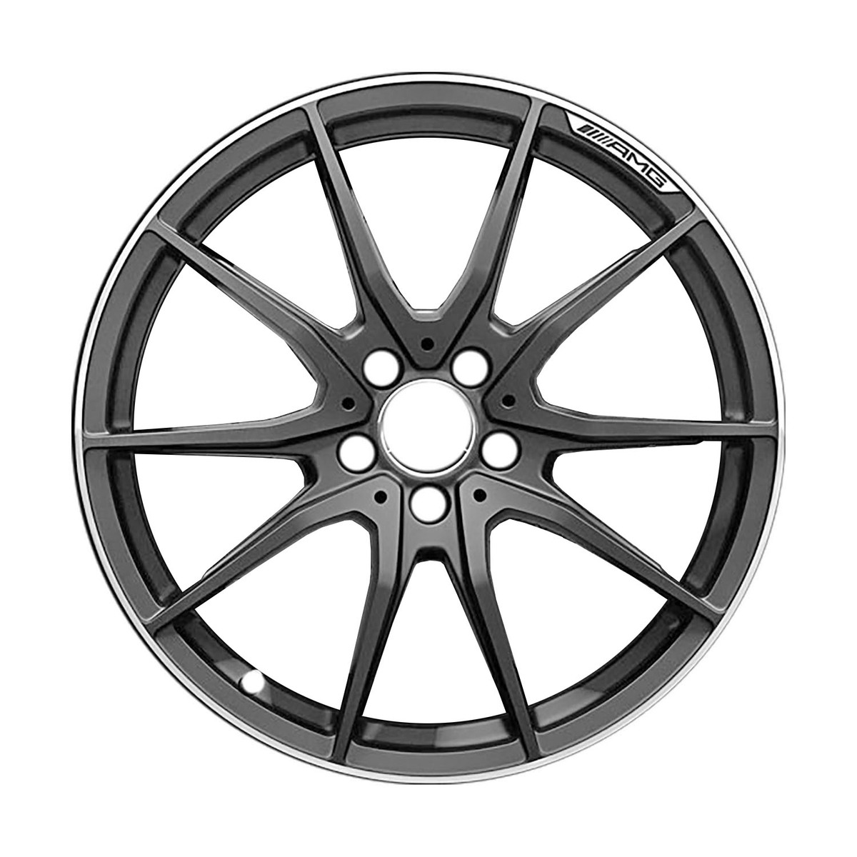 OW-ZWY7ZZ OEM & Replacement Wheel 19" All Painted Black With Polished Flange