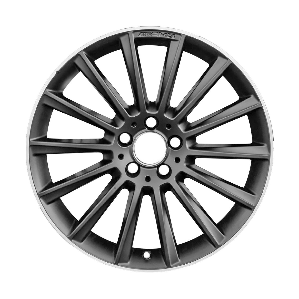 OW-P56BQD OEM & Replacement Wheel 19" All Painted Black Flange Cut