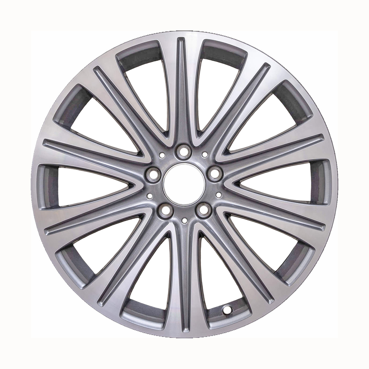 OW-AJCZZC-U10 Reconditioned OEM Wheel 19" Machined/dark Silver Metallic