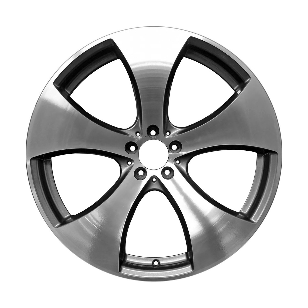 ALY96310U35 OEM Factory Wheel 21" Machined And Medium Charcoal Metallic