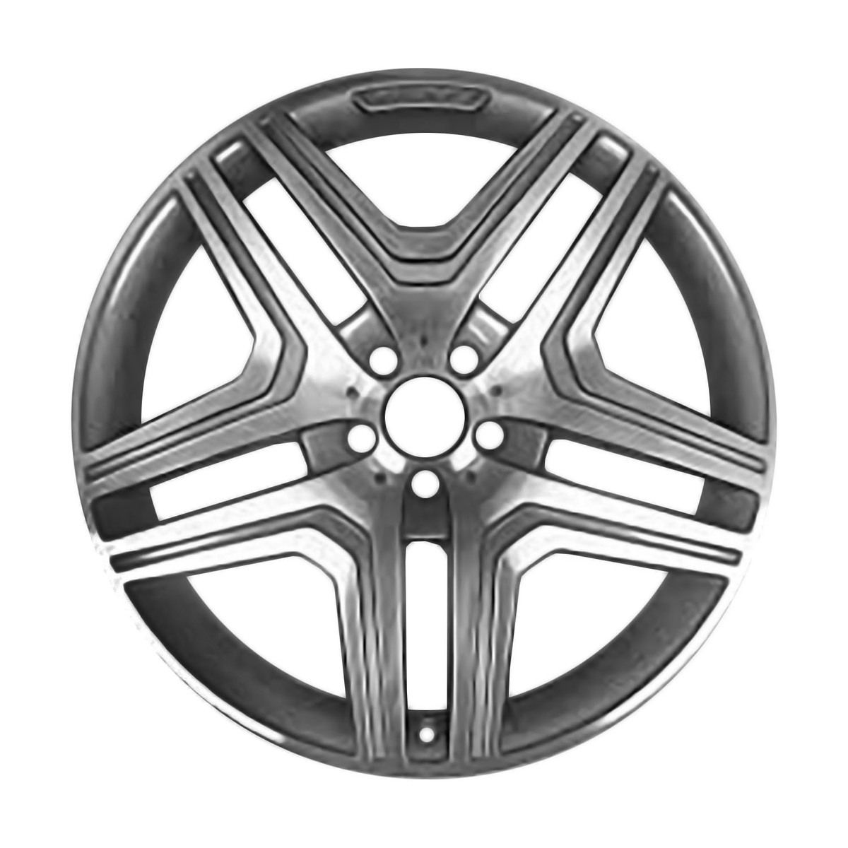 Refurbished 2013-2016 Mercedes-Benz Gl-Class 21" Machined And Medium Silver Aluminum Alloy Factory OEM Wheel (OW-AUTA9K-A10)