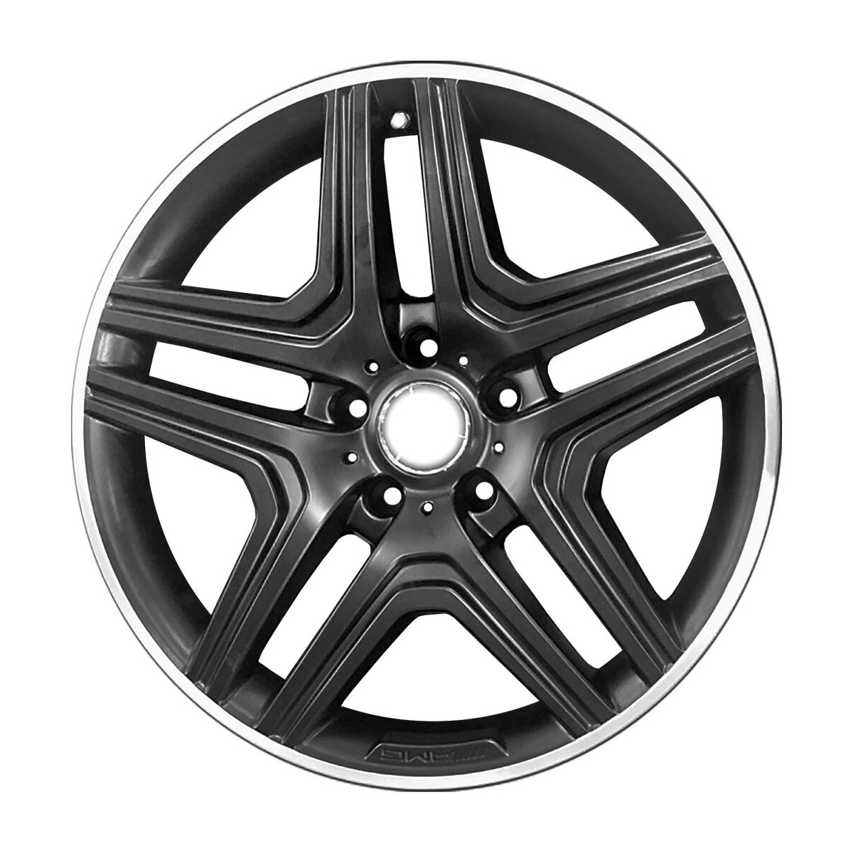 OW-24PJXY OEM & Replacement Wheel 20" All Painted Black With Machined Lip