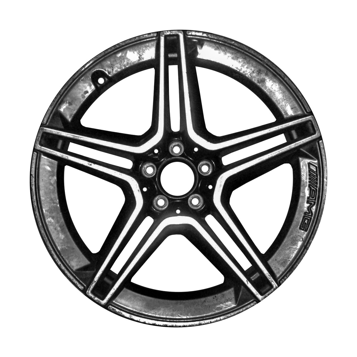 Refurbished 2019-2021 Mercedes-Benz Cls-Class 19" Machined And Dark Charcoal Aluminum Alloy Factory OEM Wheel (OW-AM4MKZ-U30)