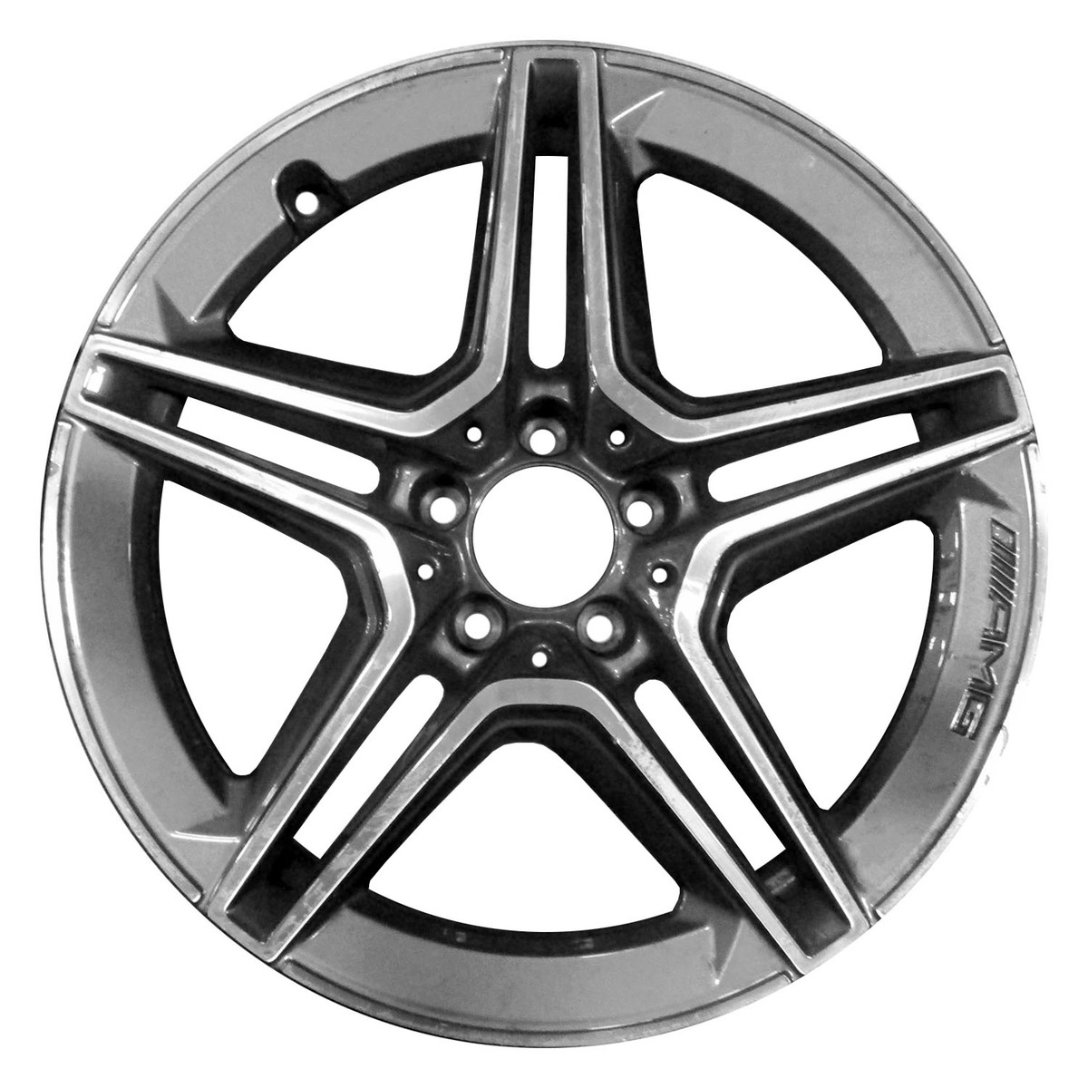 OW-B3RWX9 OEM & Replacement Wheel 18" Machined Charcoal Textured