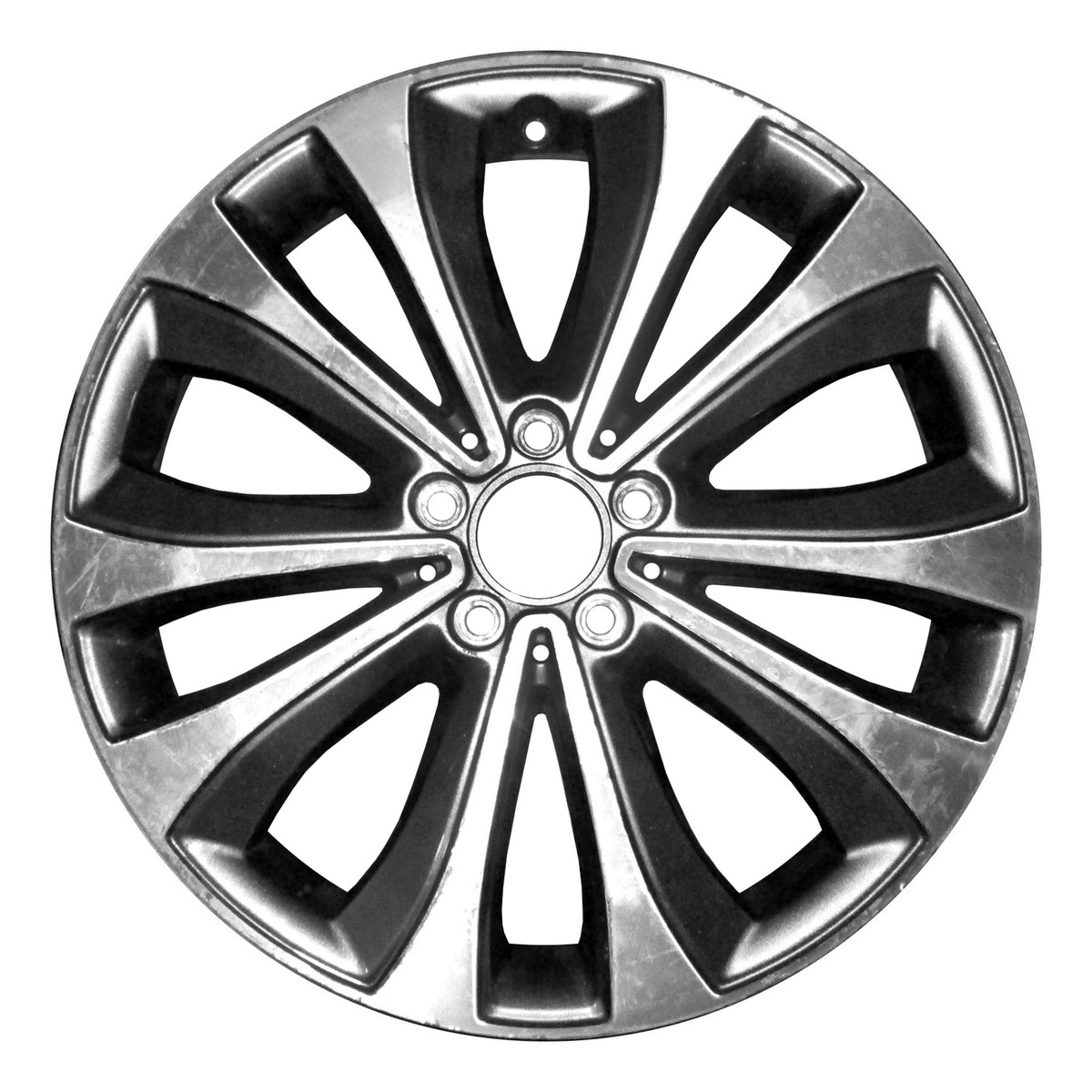 ALY85752U35 OEM Factory Wheel 19" 5x112.0 Machined Charcoal Metallic
