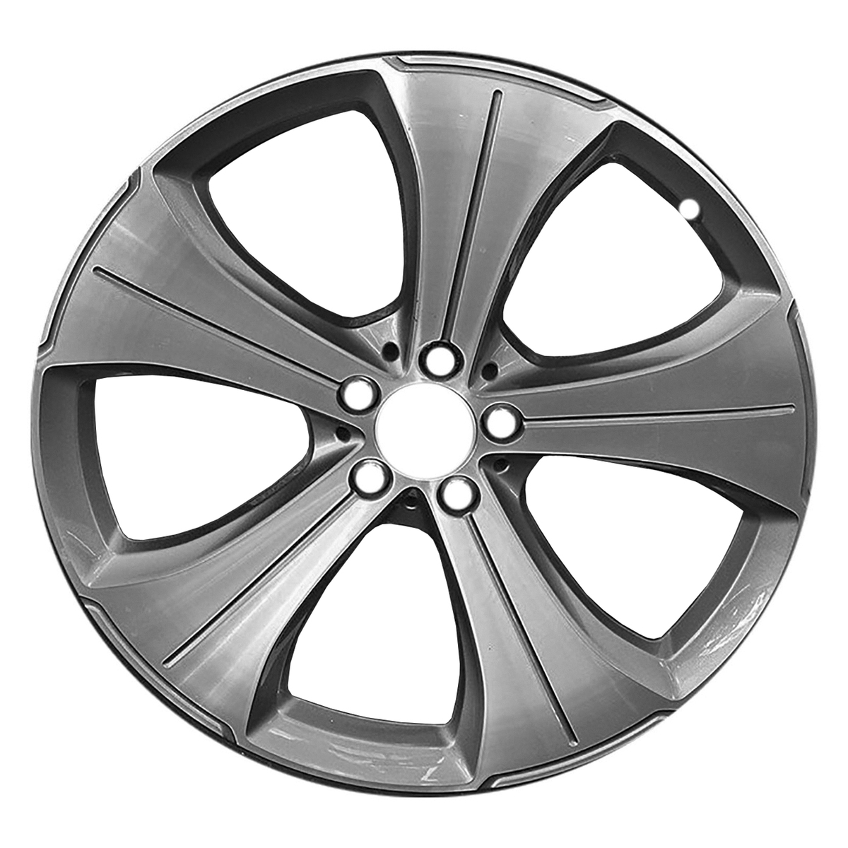 ALY85797U10 OEM Factory Wheel 21" Machined Medium Silver