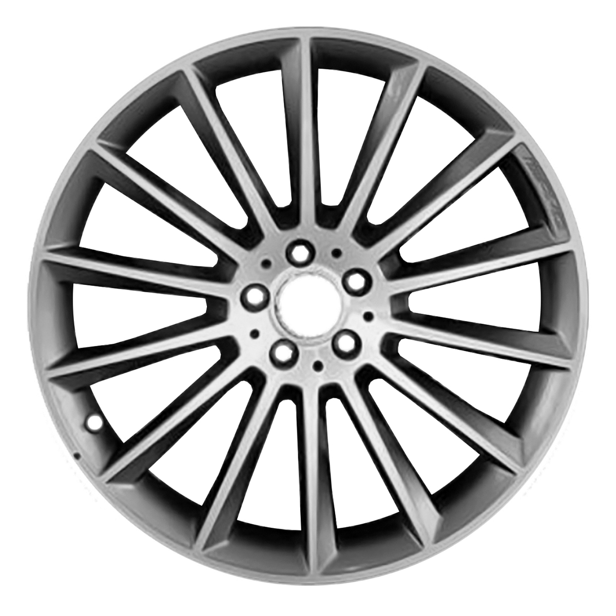 OW-UHG5NR OEM & Replacement Wheel 21" Machined Dark Silver Metallic