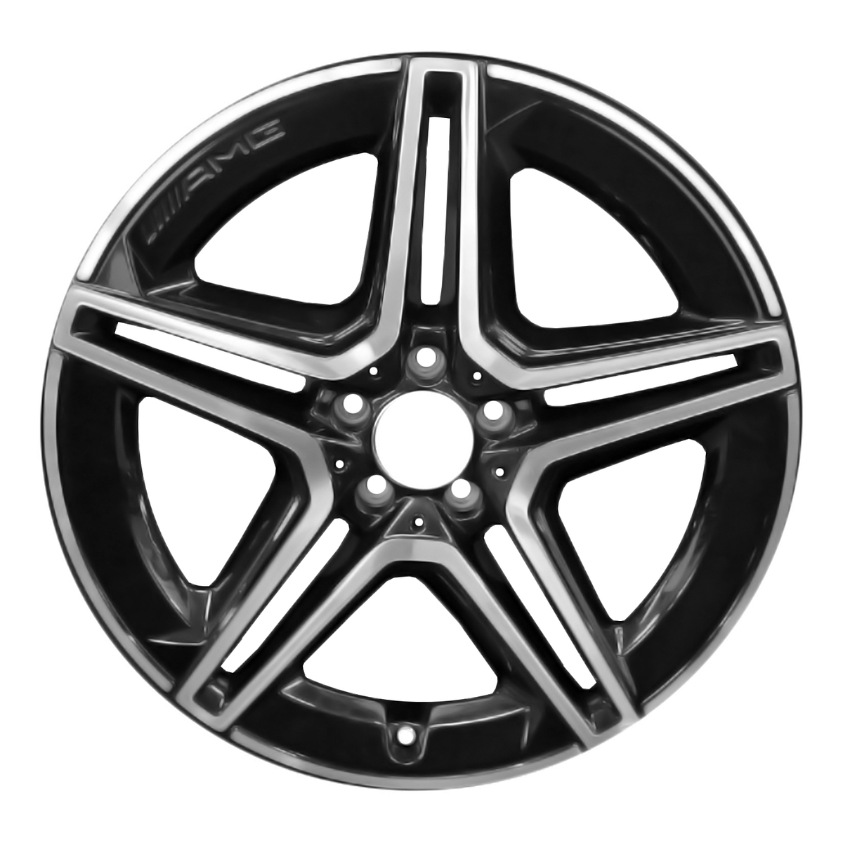 ALY85758U45 OEM Factory Wheel 20" Machined Gloss Black