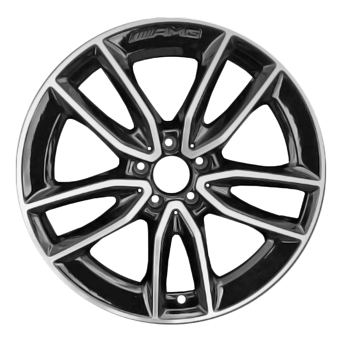 OW-5HMEYN OEM & Replacement Wheel 19" Machined Gloss Black
