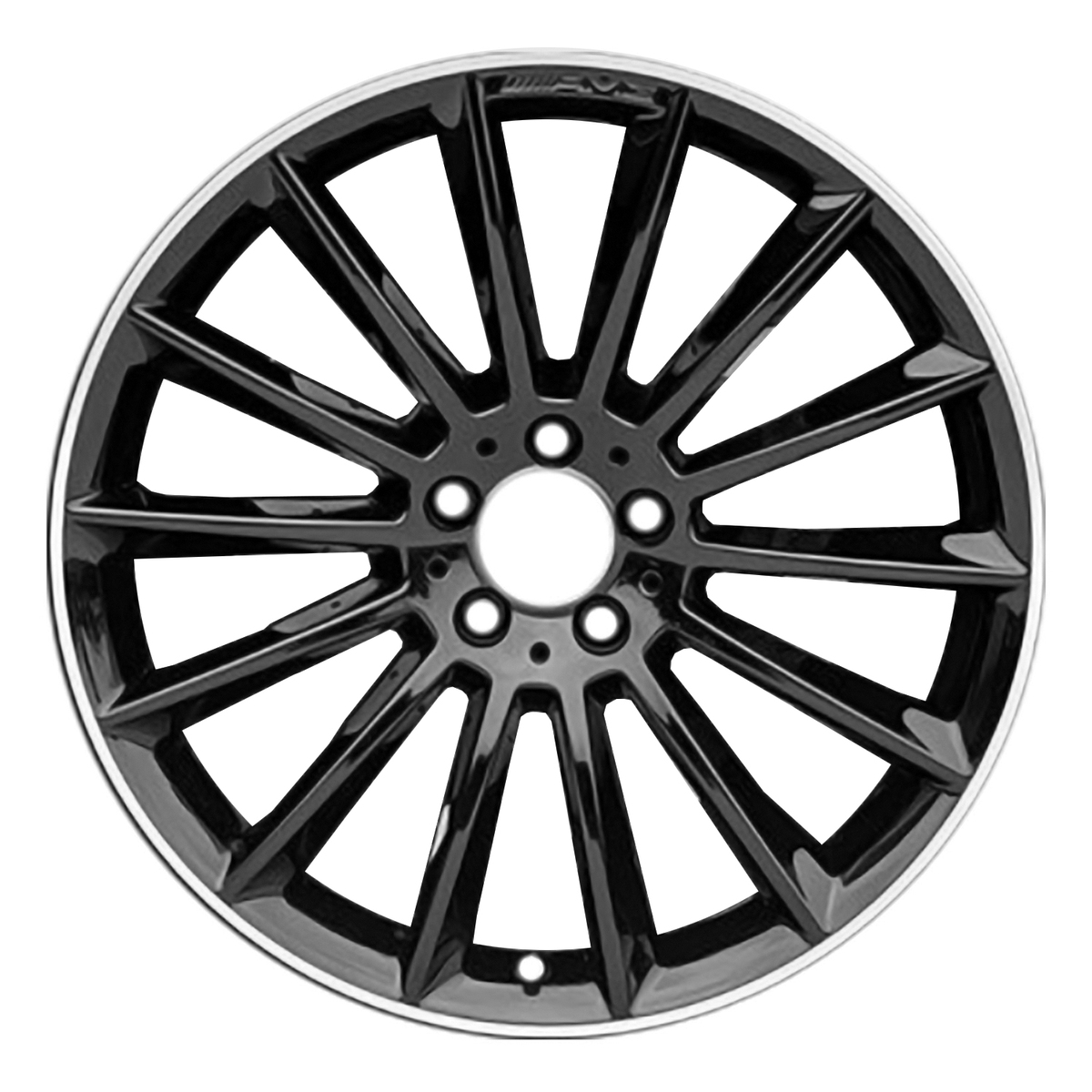 ALY85745U45 OEM Factory Wheel 20" All Painted Black With Machined Flange