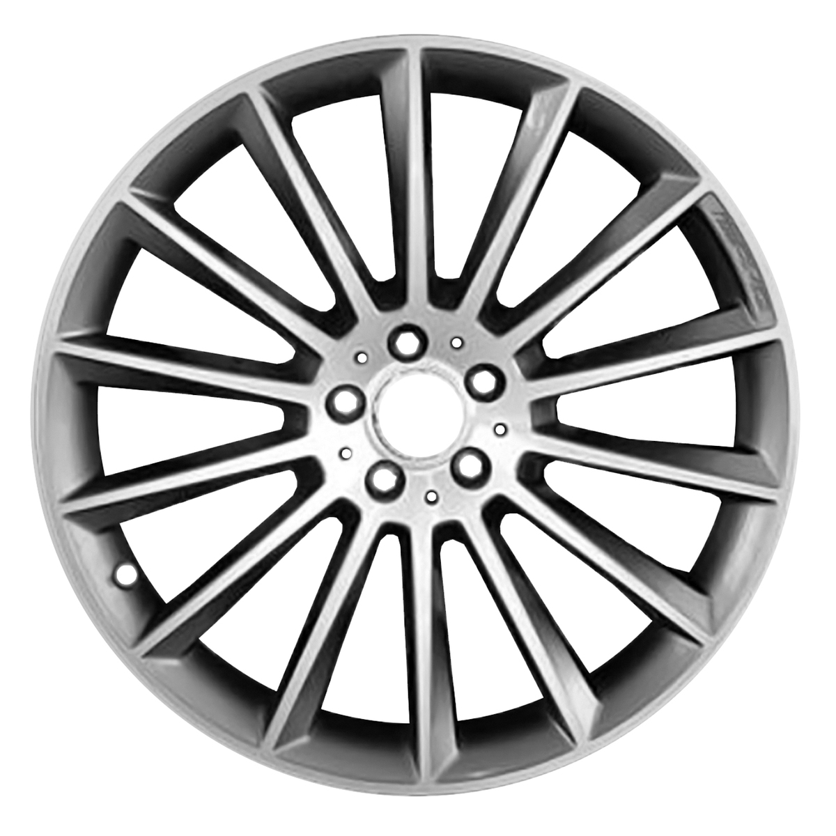 OW-3HN37C OEM & Replacement Wheel 21" Machined Dark Silver Metallic