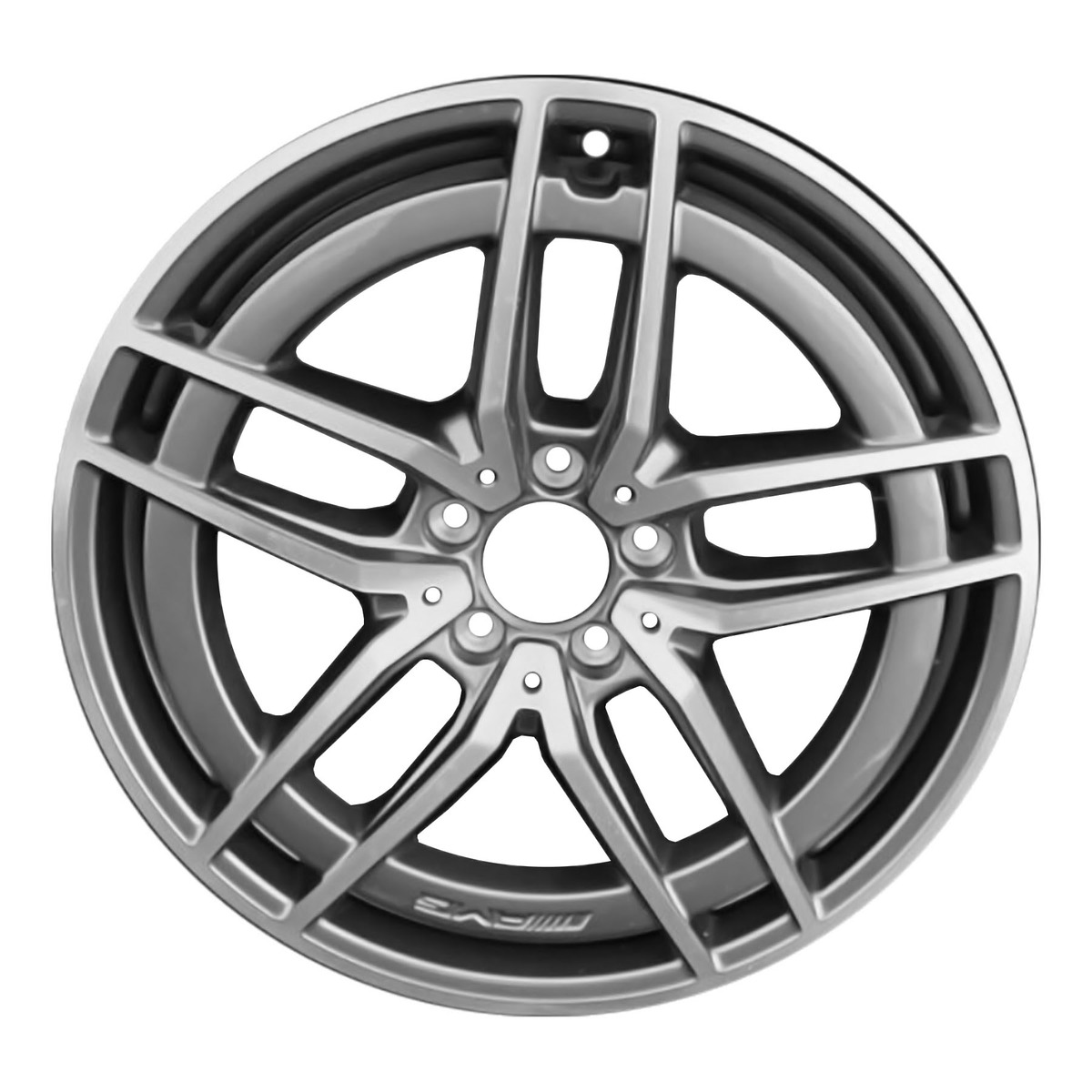 OW-F9XHF4 OEM & Replacement Wheel 19" Machined Charcoal Silver