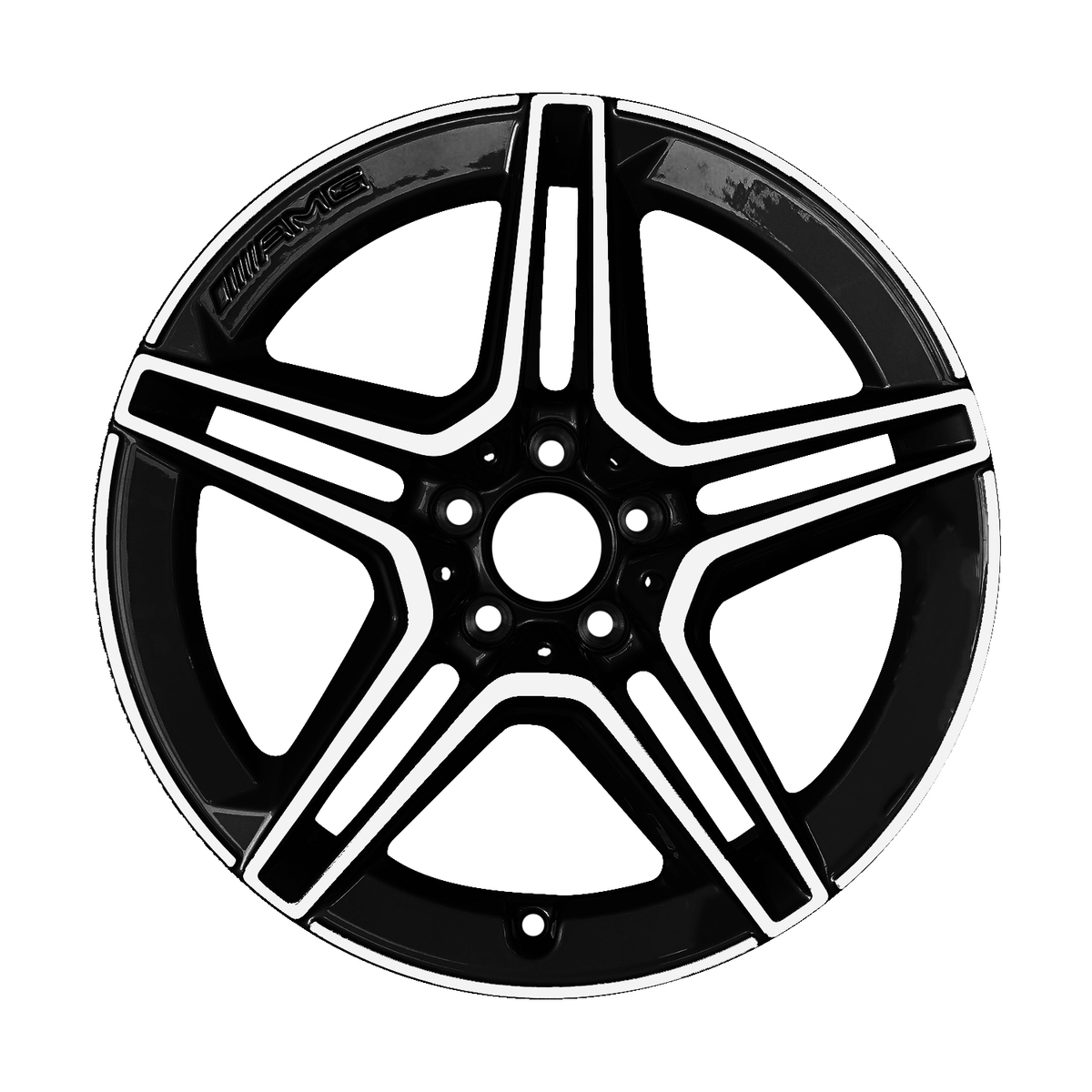 OW-45G276 OEM & Replacement Wheel 18" 5x112.0 Machined Charcoal Silver