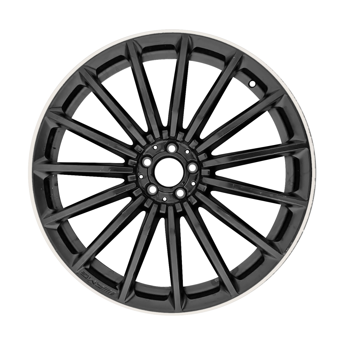 OW-N4M7T8 OEM & Replacement Wheel 22" Machined Flange Black Matte