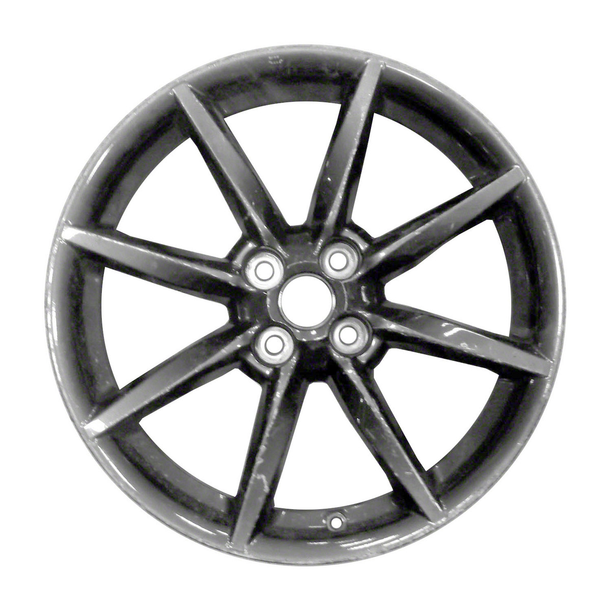OW-ZRYQJK OEM Factory Wheel 17" 4x100.0 All Painted Dark Smoked Hypersilver