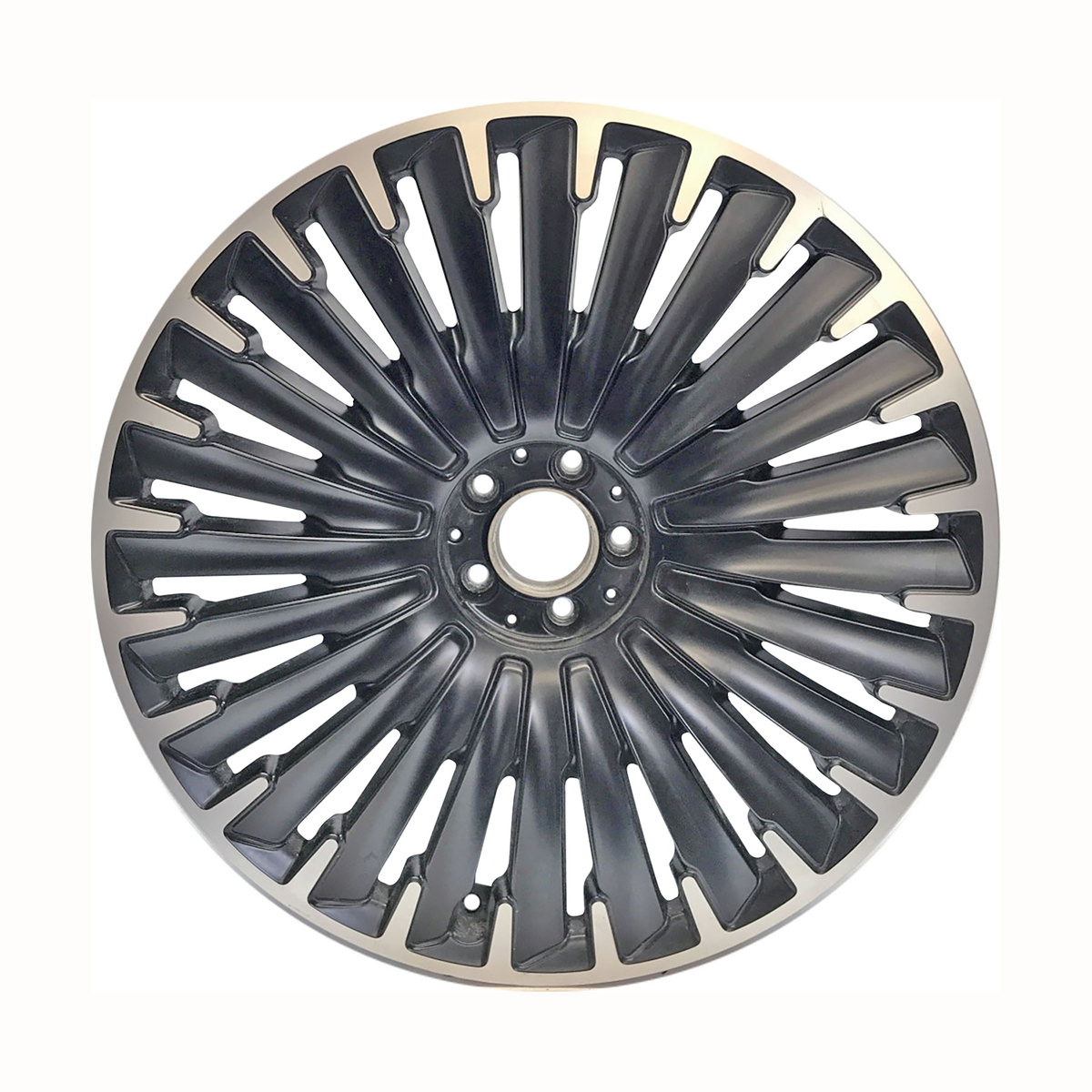 OW-FBVSUD OEM & Replacement Wheel 22" Machined Flange Black Matte