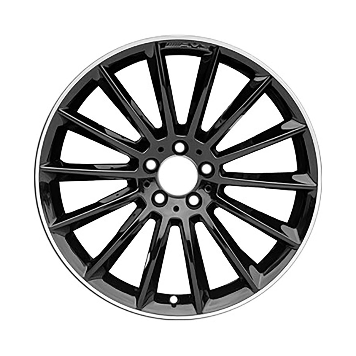 ALY85744A45 OEM Factory Wheel 20" Machined Flange Gloss Black