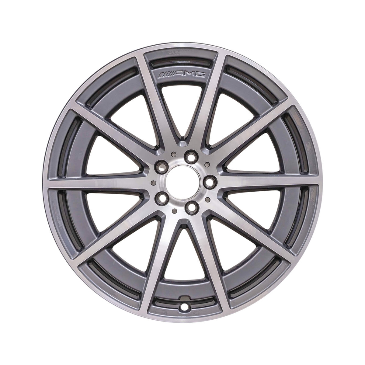 OW-QPCR6X OEM & Replacement Wheel 21" Machined Medium Charcoal