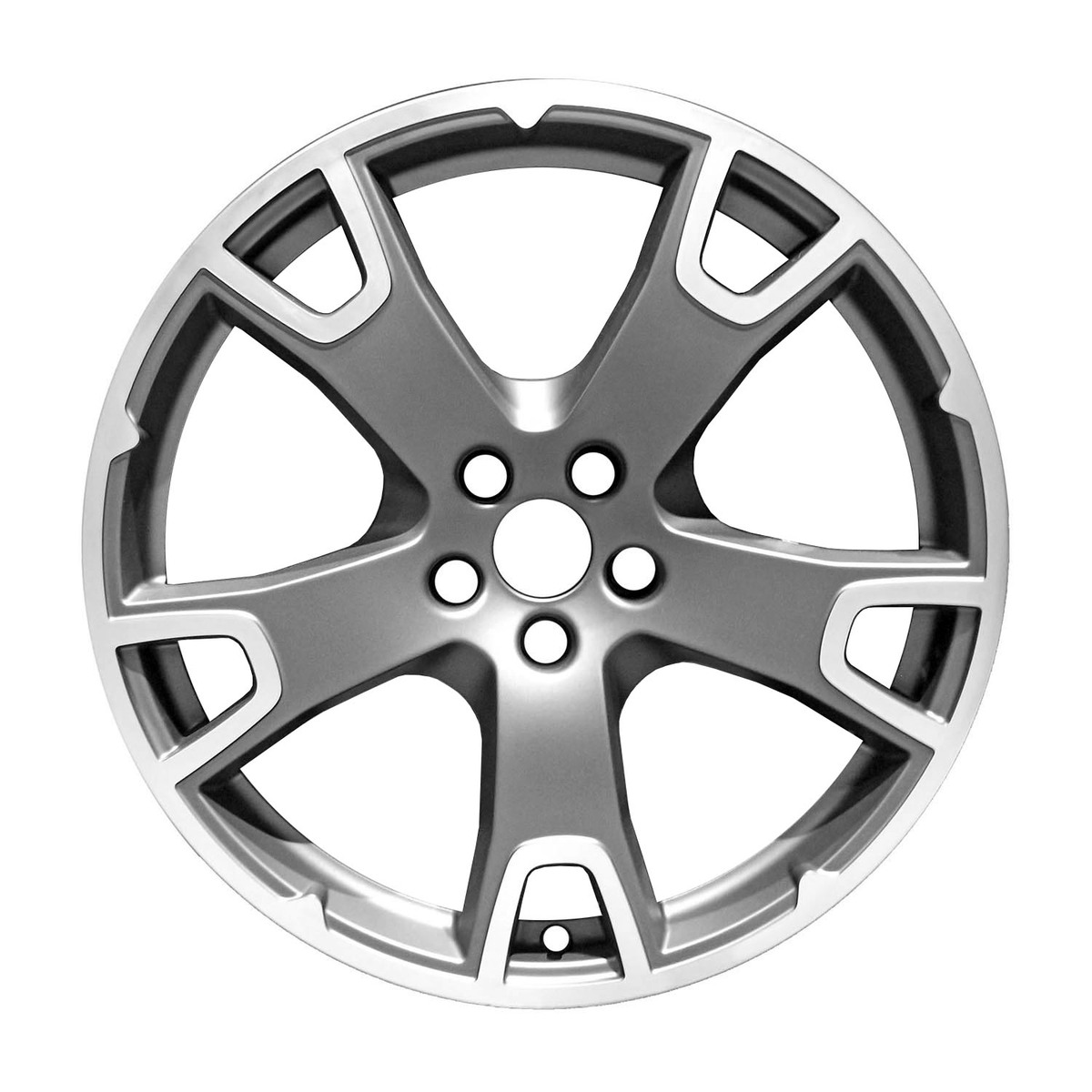 ALY97925U35 OEM Factory Wheel 20" Machined And Medium Charcoal Metallic