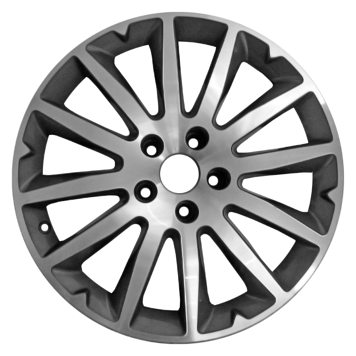 ALY96646U30 OEM Factory Wheel 18" Machined Dark Charcoal