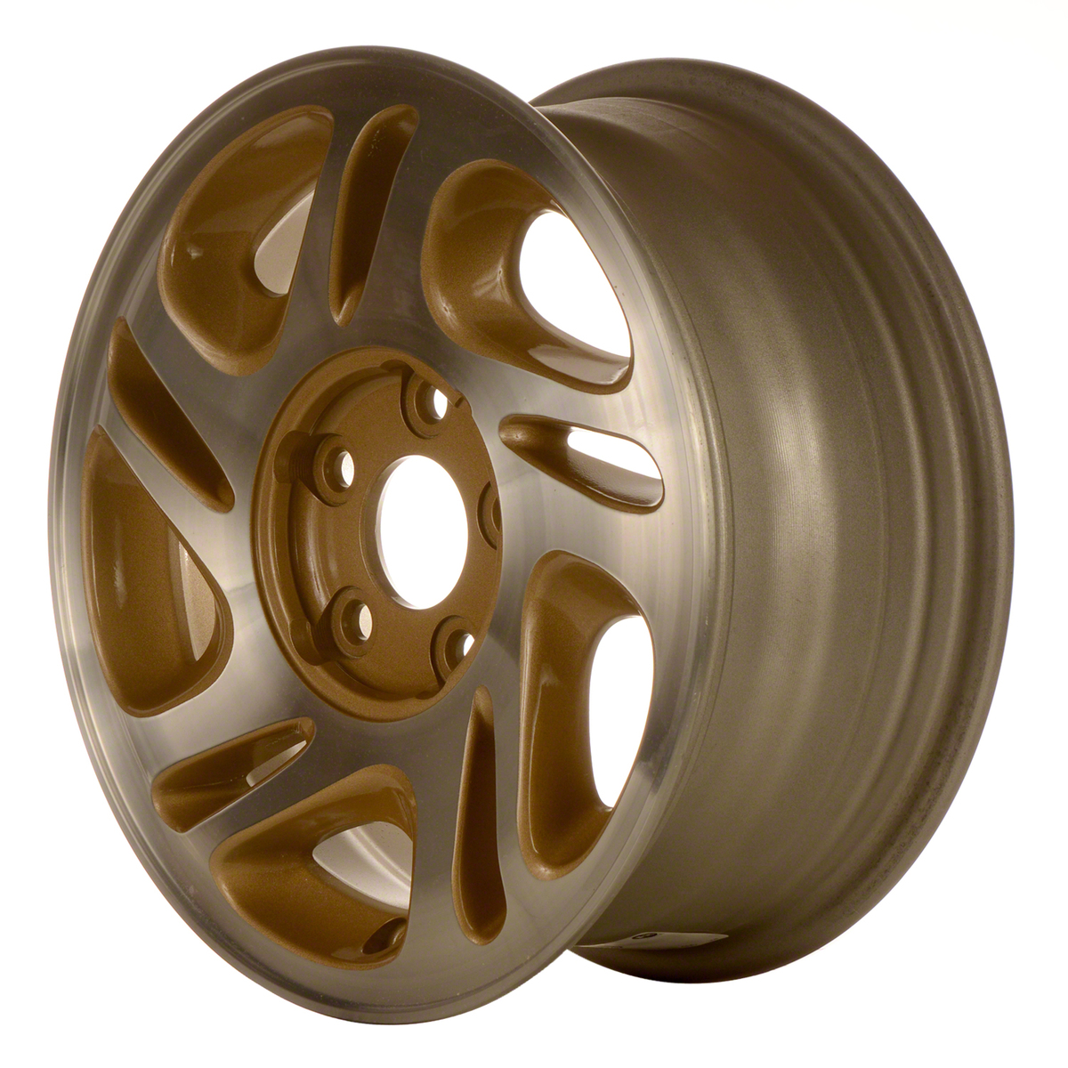 OW-S8BR92 OEM & Replacement Wheel 15" Machined With Gold Vent