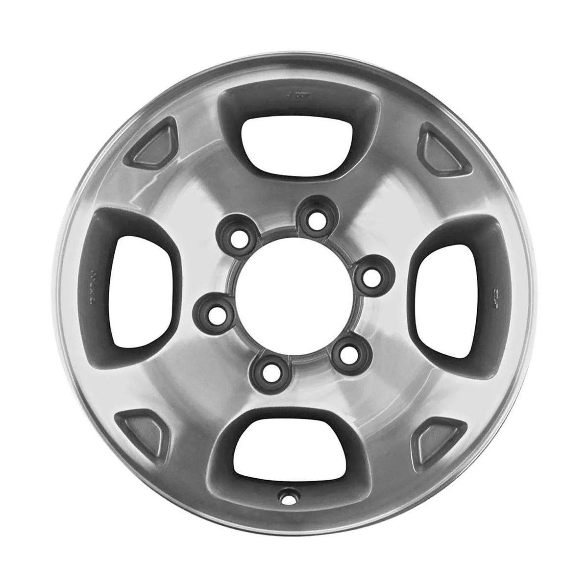 OW-PWFUTZ OEM Factory Wheel 15" Machined And Charcoal Textured