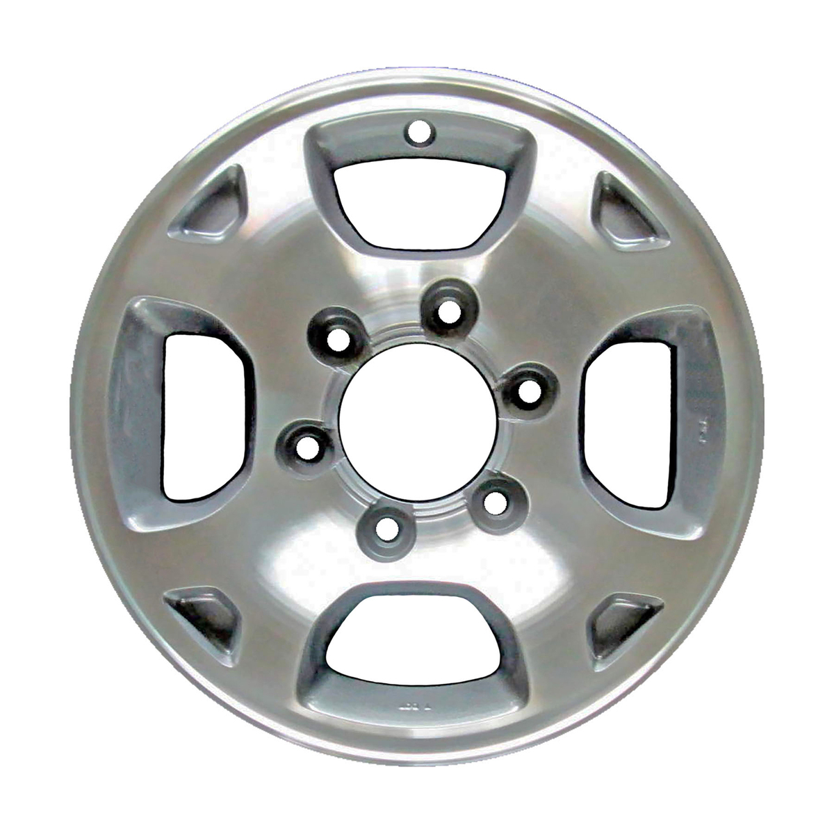 OW-CBYU9R OEM & Replacement Wheel 15" Machined And Medium Charcoal