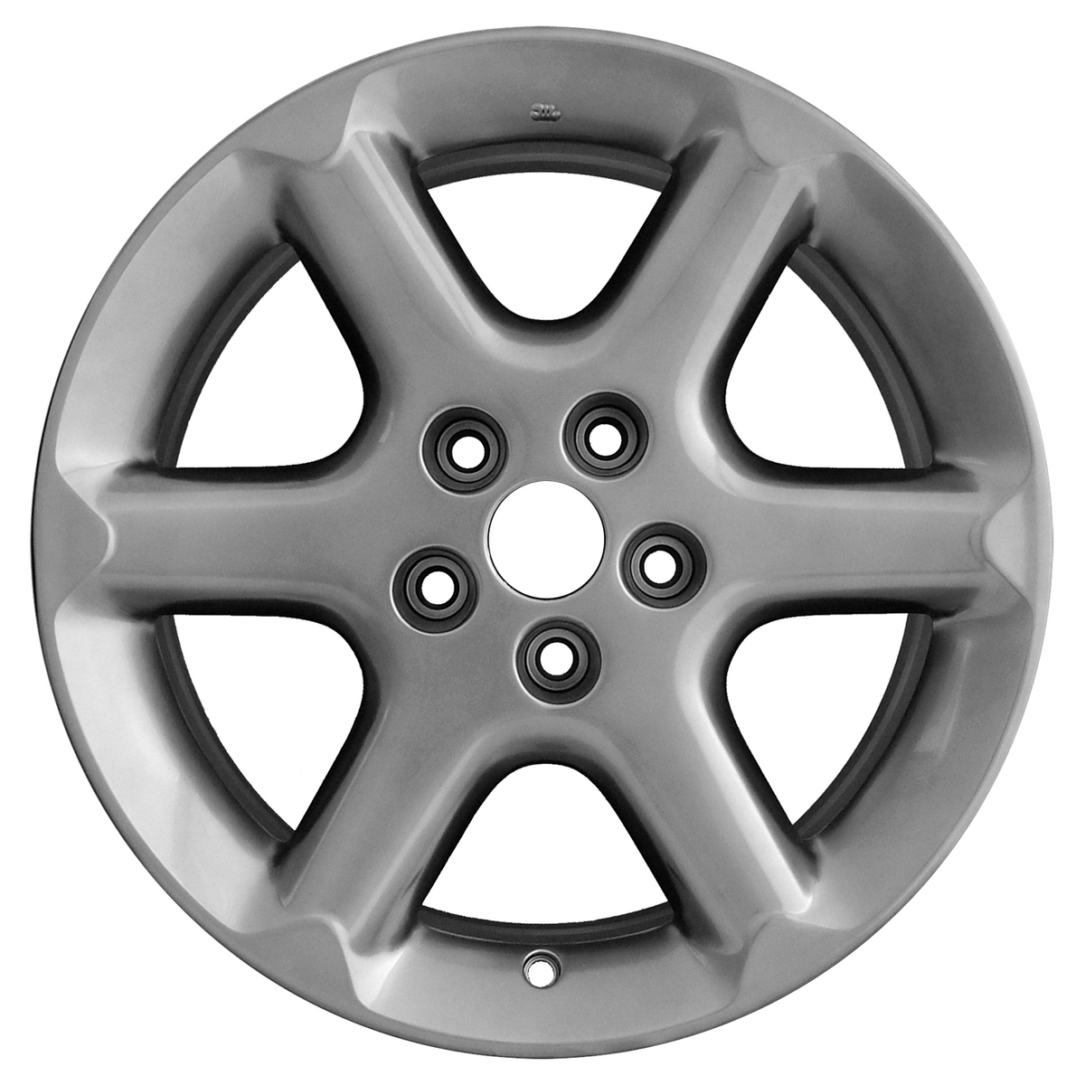 OW-FUFMZD OEM & Replacement Wheel 17" 5x4.5 All Painted Light Smoked Hyper Silver