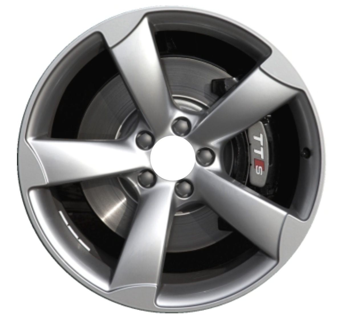 Refurbished 2012-2013 Audi Tt Rs 19" Bright Hyper Silver Aluminum Alloy Factory OEM Wheel (OW-AWNCFC-U77)