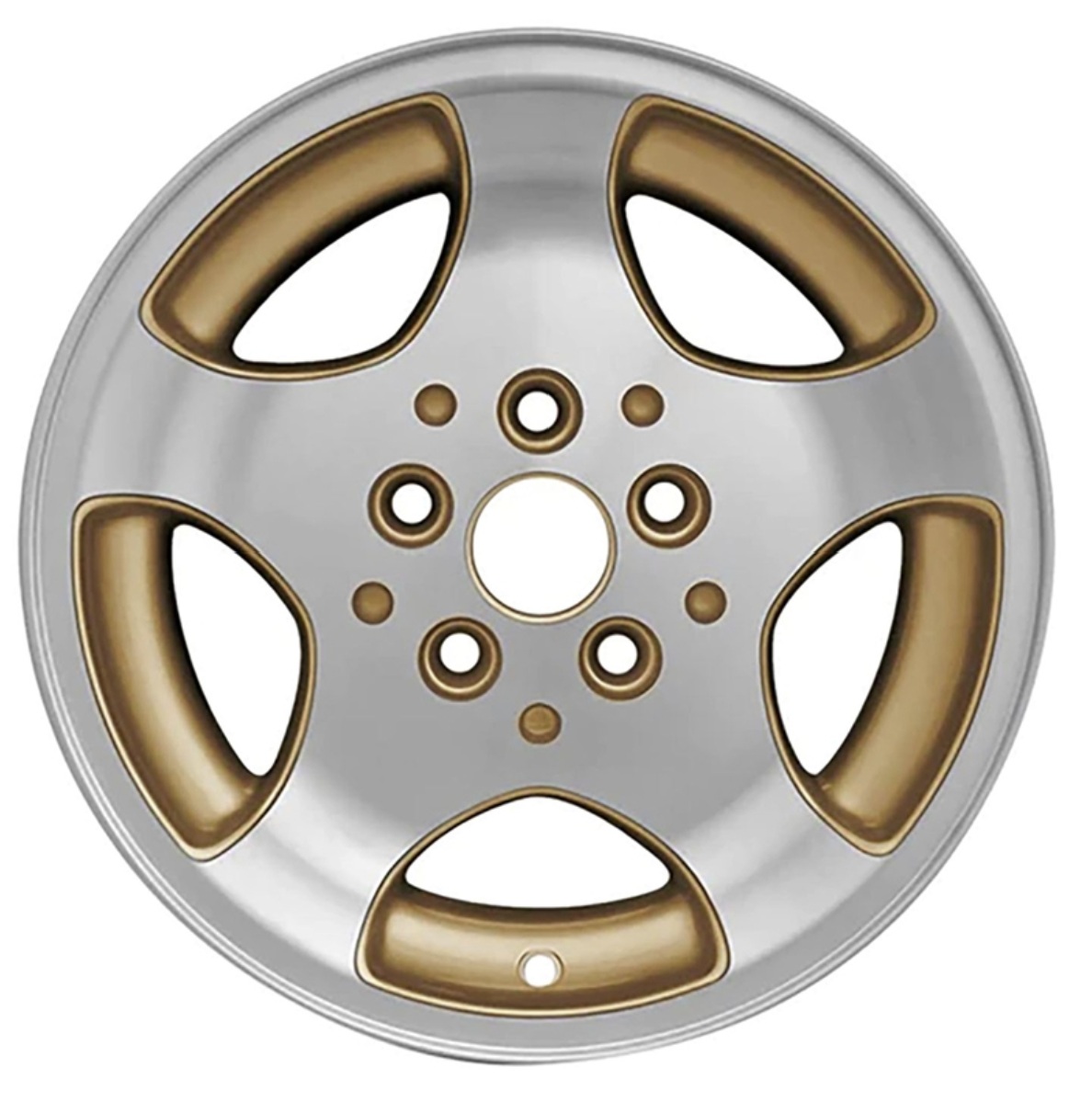 Refurbished 1996-1998 Jeep Grand Cherokee 15" Gold Aluminum Alloy Factory OEM Wheel (OW-A9MUXH-U55)