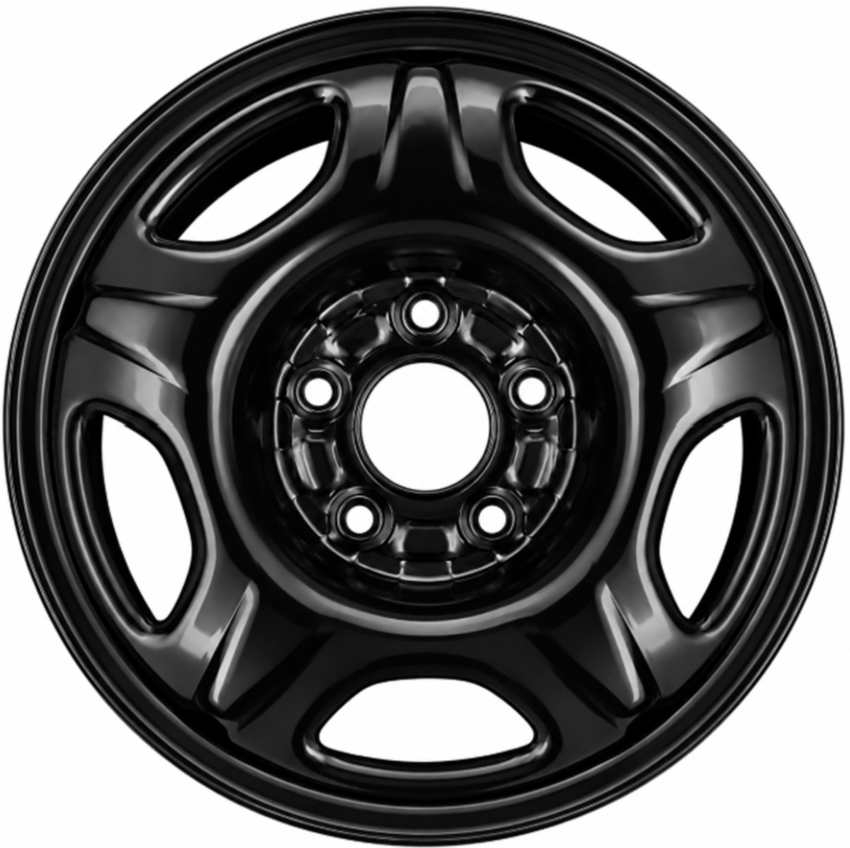 Refurbished 2002-2004 Honda CR-V 15" Black Steel Factory OEM Wheel (OW-SX2BCK-U45)