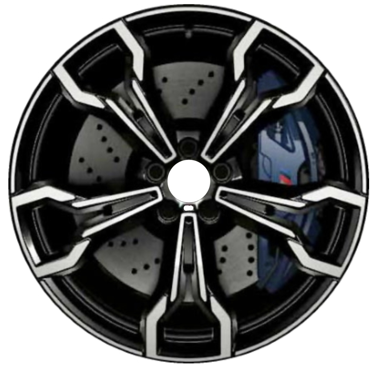 Refurbished 2020-2024 BMW X3 21" Machined And Black Aluminum Alloy Factory OEM Wheel (OW-A9X25J-U45)