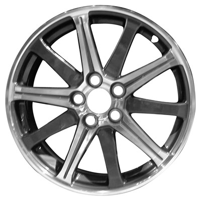 OW-AHNCA6-U80 Reconditioned OEM Wheel 19" 5x120.0 Polished With Gray Vents Hand Masked