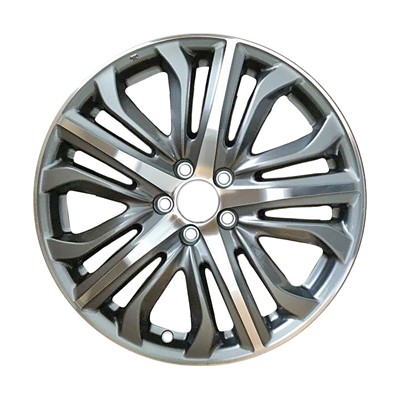 OW-AT6EDD-U35 Reconditioned OEM Wheel 19" 5x4.5 Slow Machined And Medium Charcoal Metallic