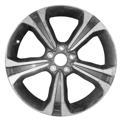 OW-A5XSRA-U30 Reconditioned OEM Wheel 19" 5x4.5 Machined Dark Bluish Charcoal