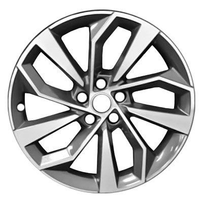 OW-AXZNSA-U30 OEM Factory Wheel 19" 5x112.0 Machined Dark Charcoal Metallic